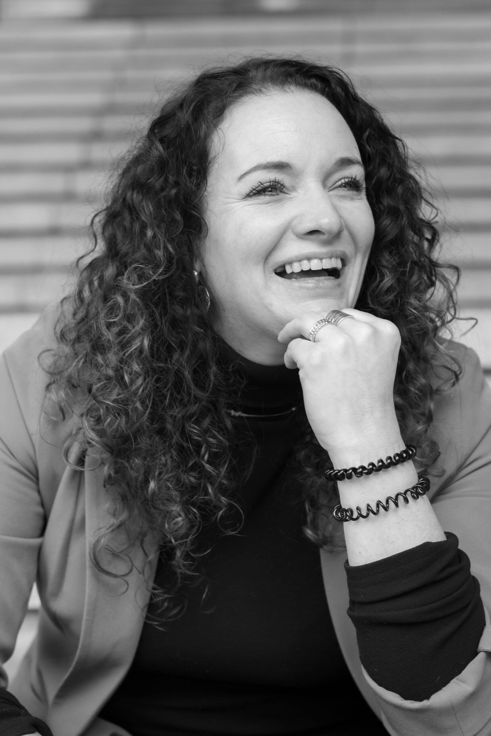 Sandra lacht